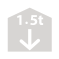床荷重1.5t/㎡以上